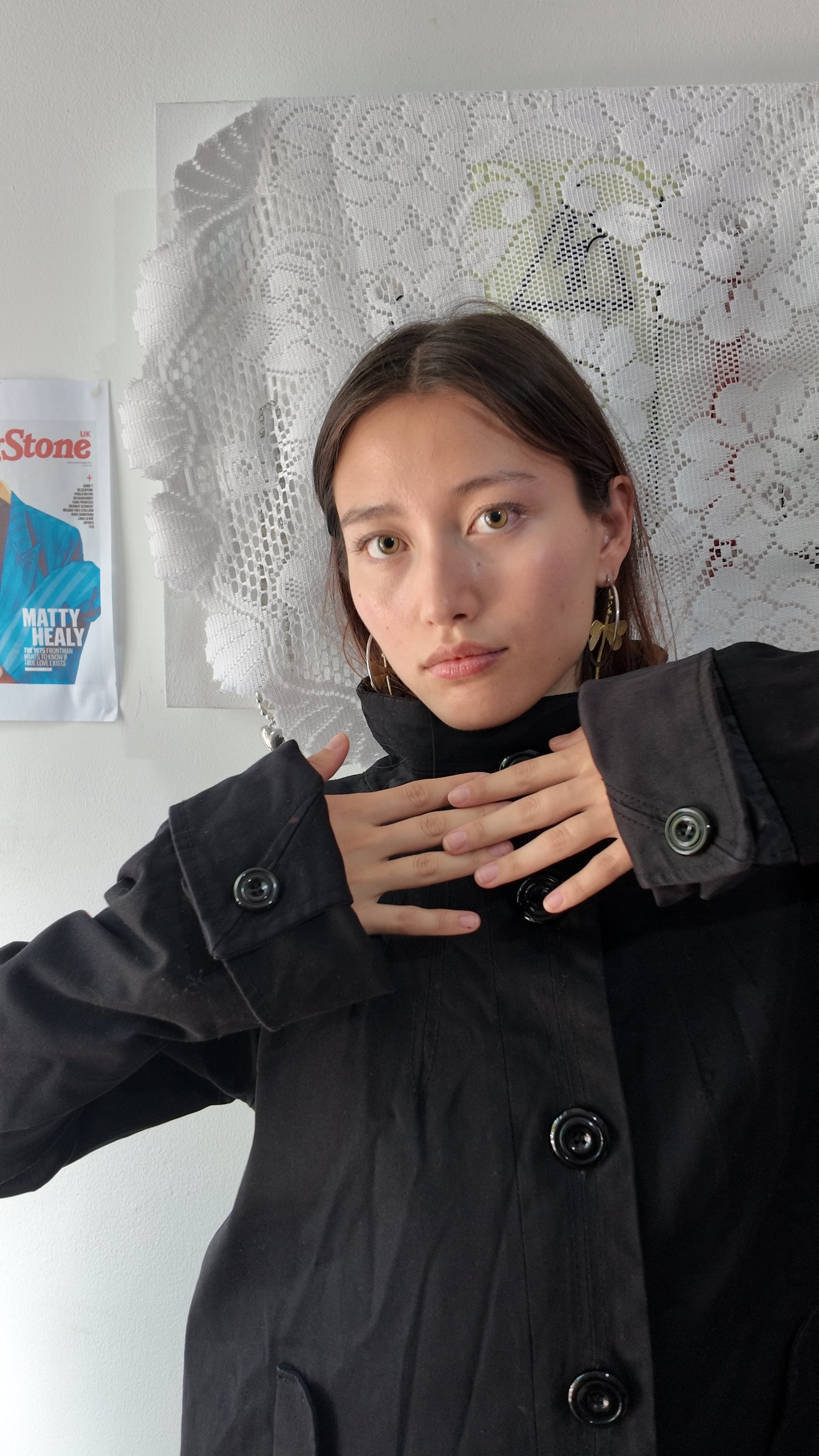 Adorable black jacket size S