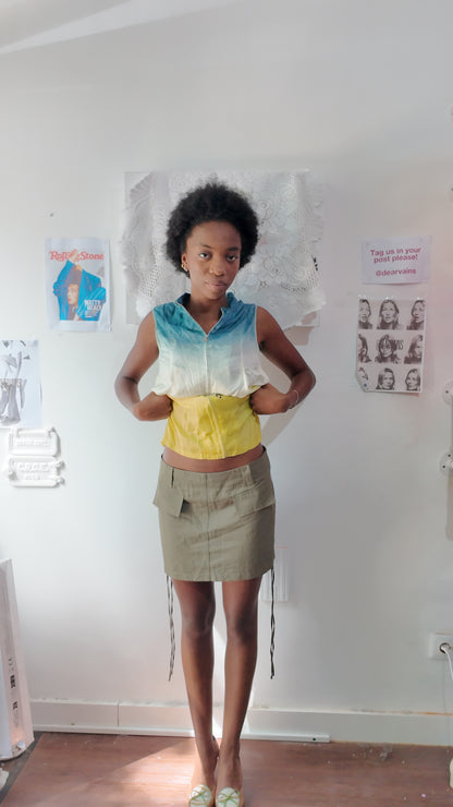 Deadstock green skirt size 36