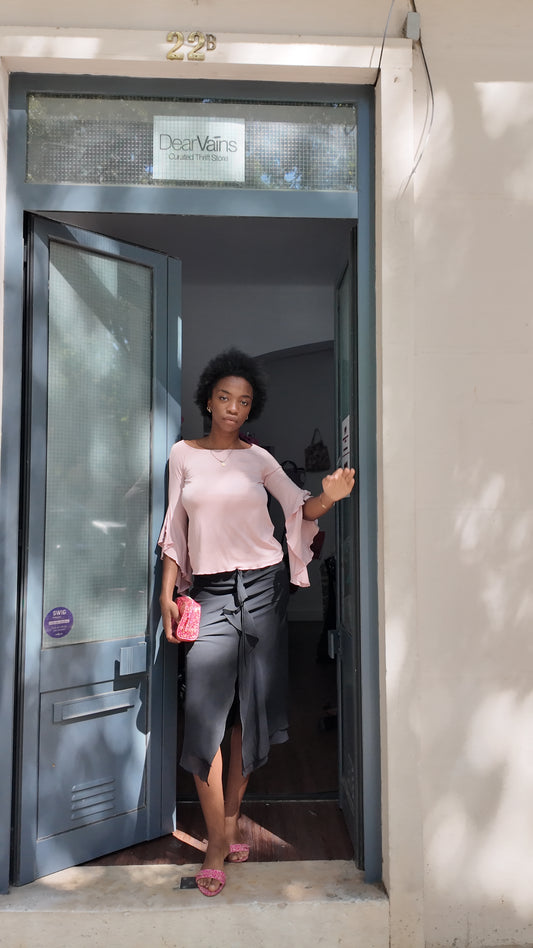 Black vintage skirt size 38