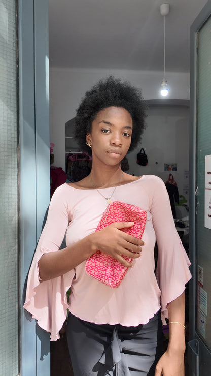 Cutest vintage pink top size M