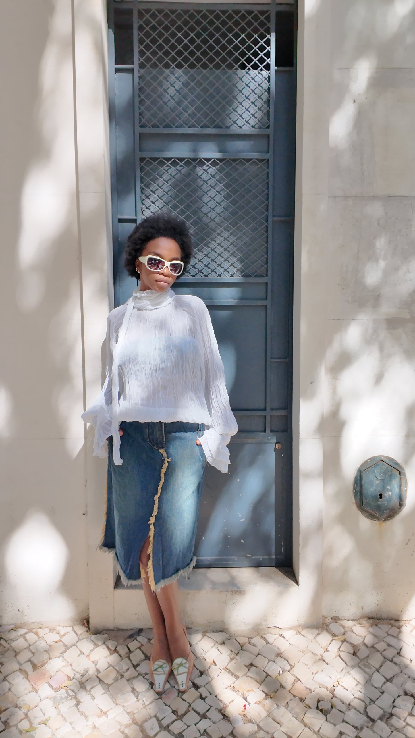 Vintage Sheer Blouse size M