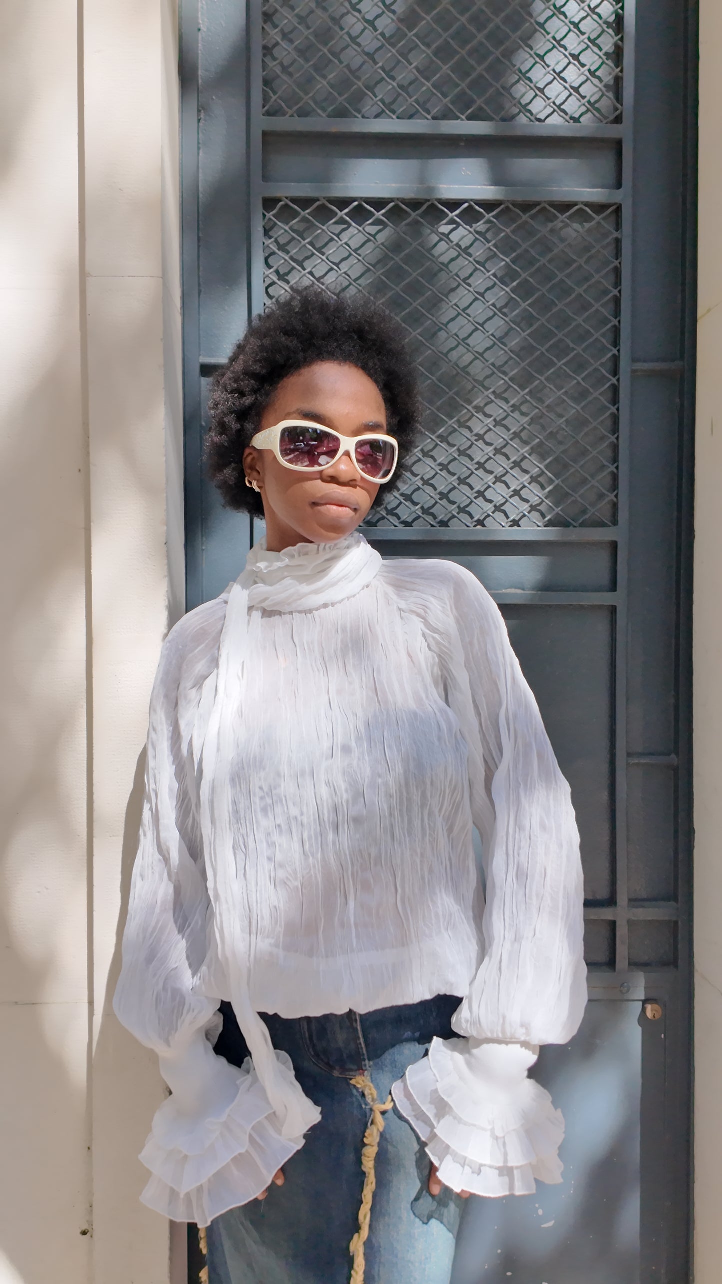 Vintage Sheer Blouse size M