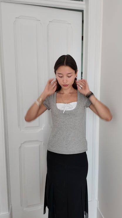 Adorable milkmaker coquette style top size 38