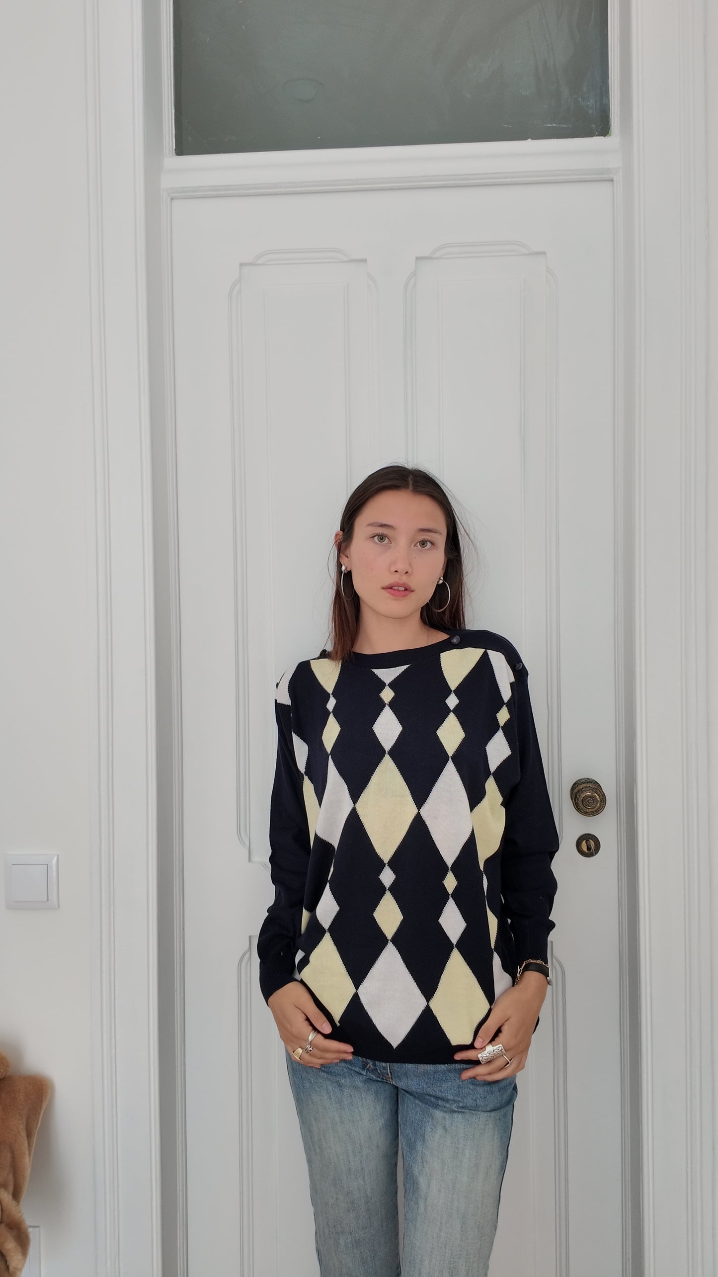 Perfect argyle sweater size XL