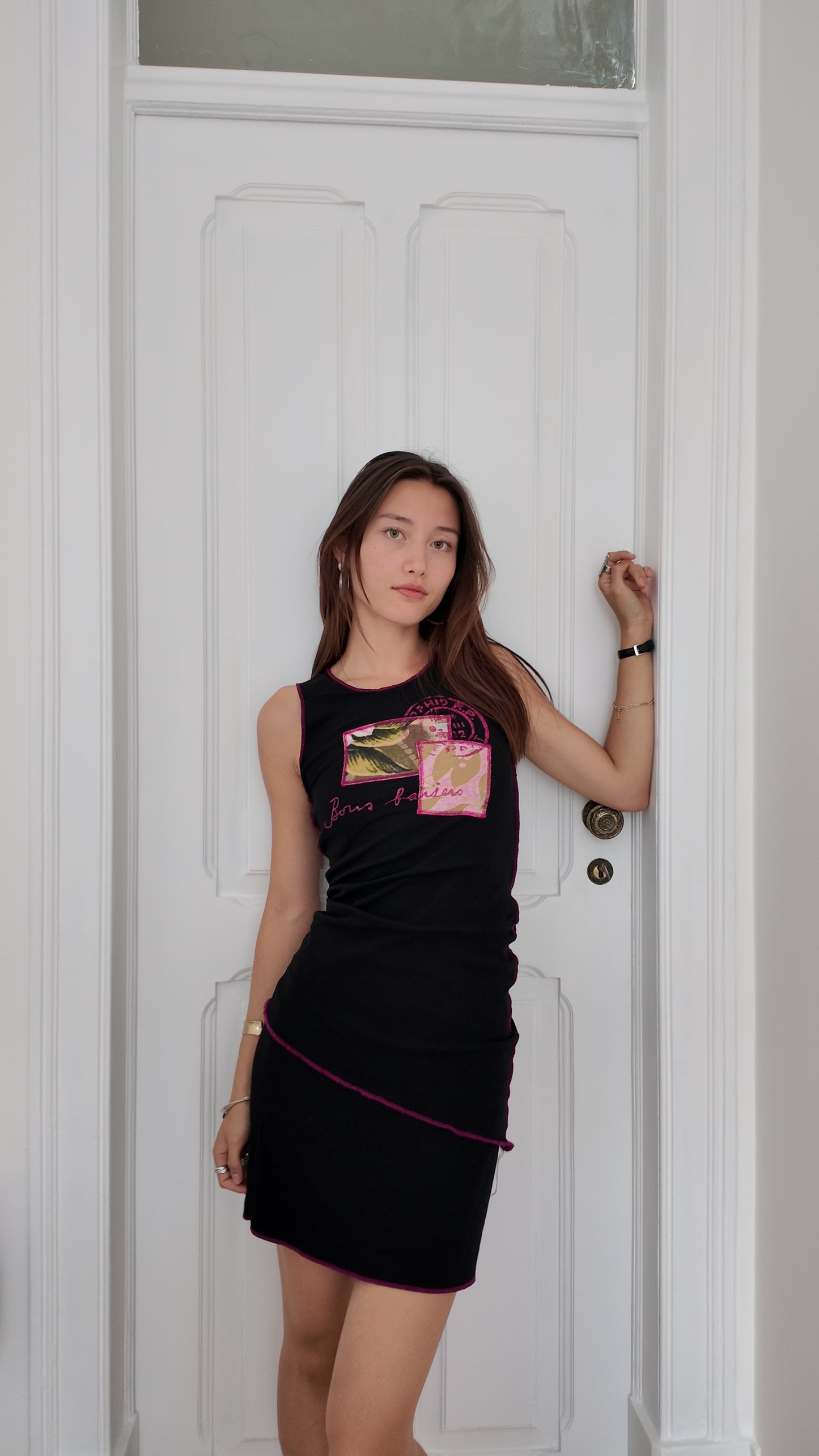 Iconic vintage dress with beautiful graffic detail size XS