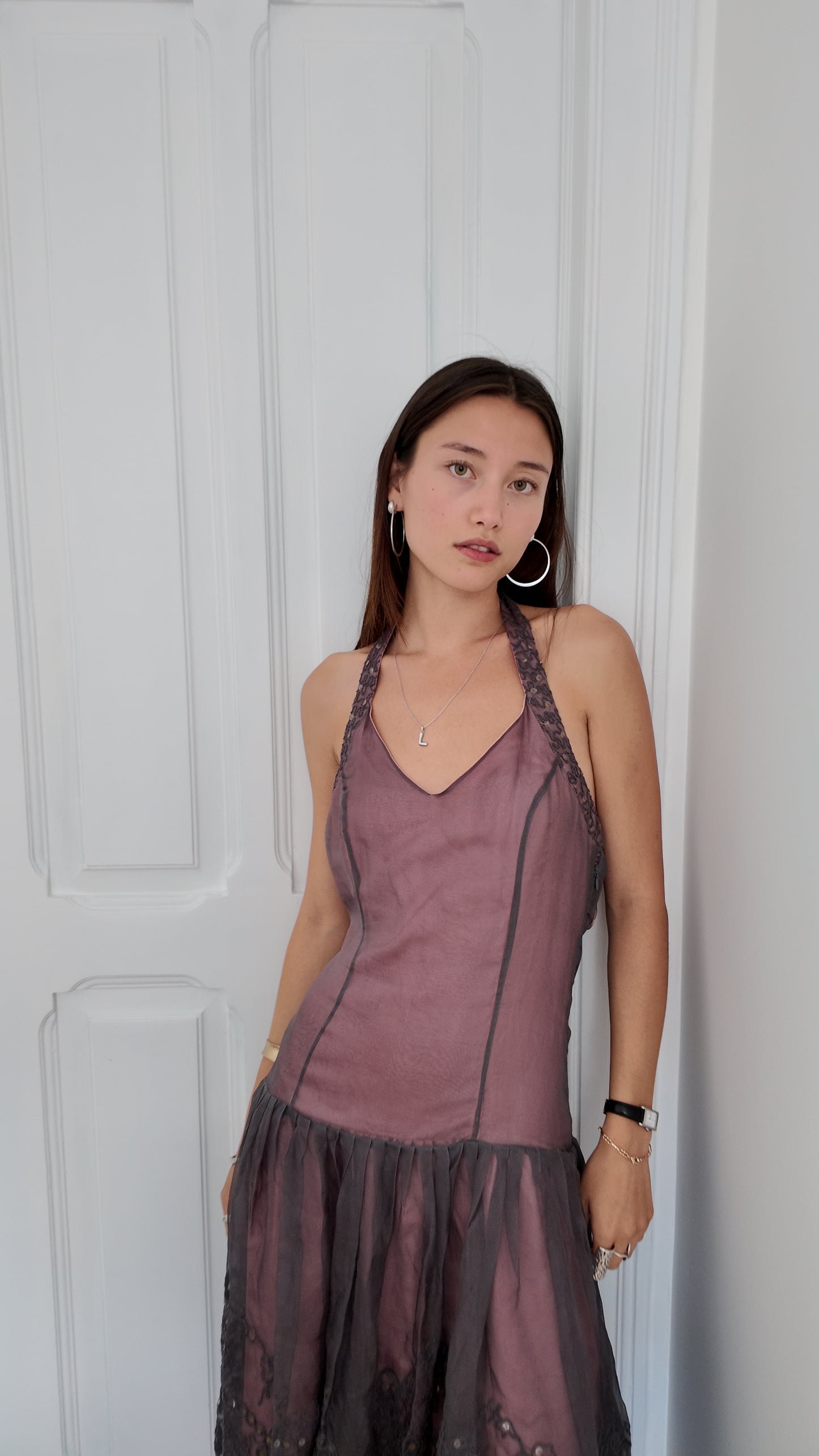 Perfect fairy halter long dress size S (deadstock 160€ new 20 years ago)