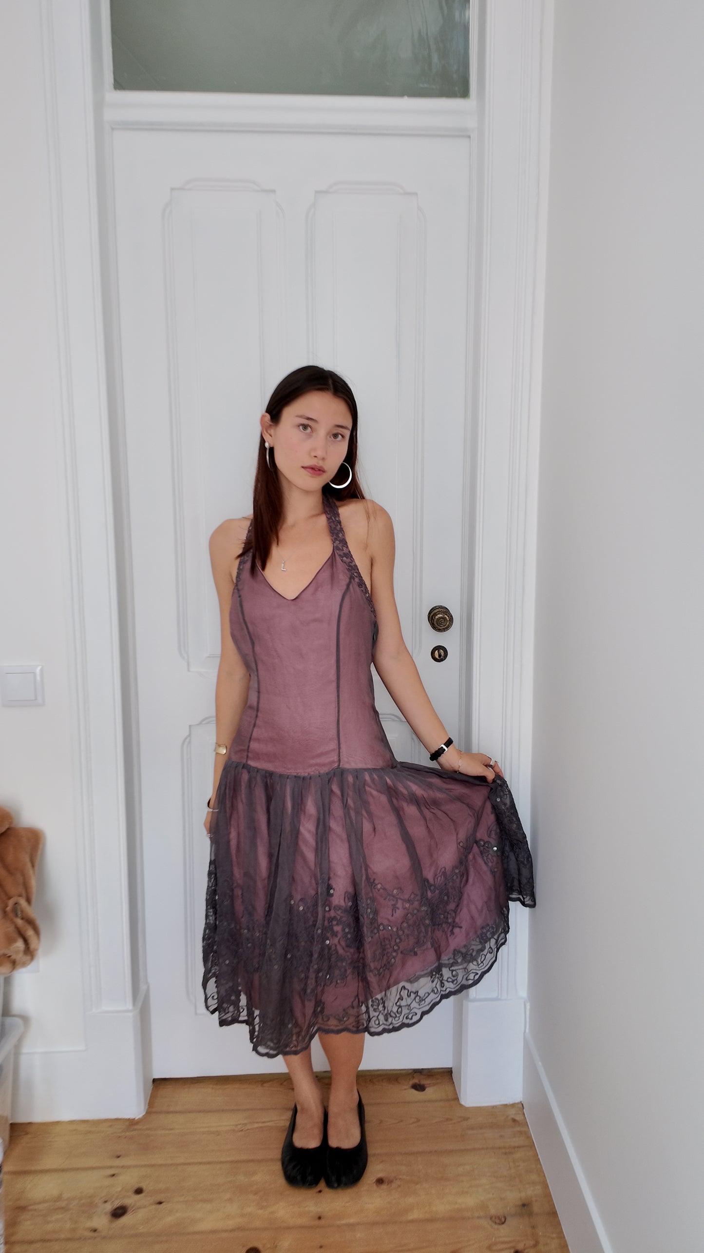 Perfect fairy halter long dress size S (deadstock 160€ new 20 years ago)