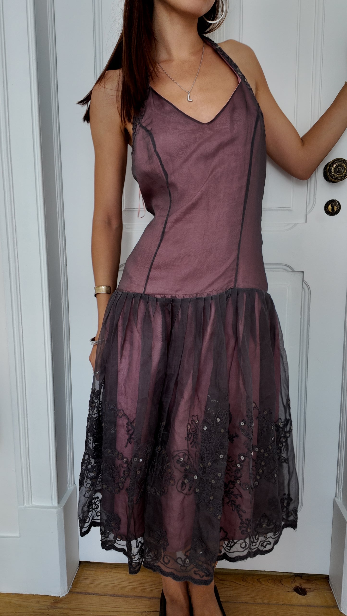 Perfect fairy halter long dress size S (deadstock 160€ new 20 years ago)