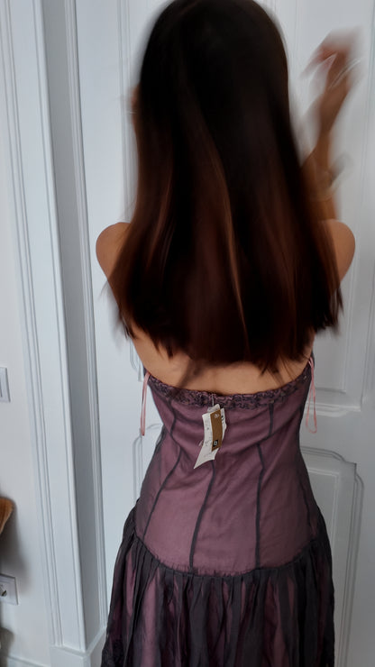 Perfect fairy halter long dress size S (deadstock 160€ new 20 years ago)