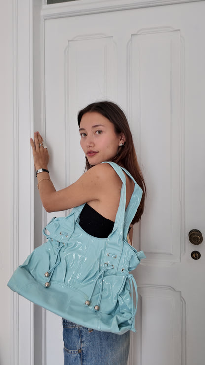 Beautiful blue medium bag deadstock