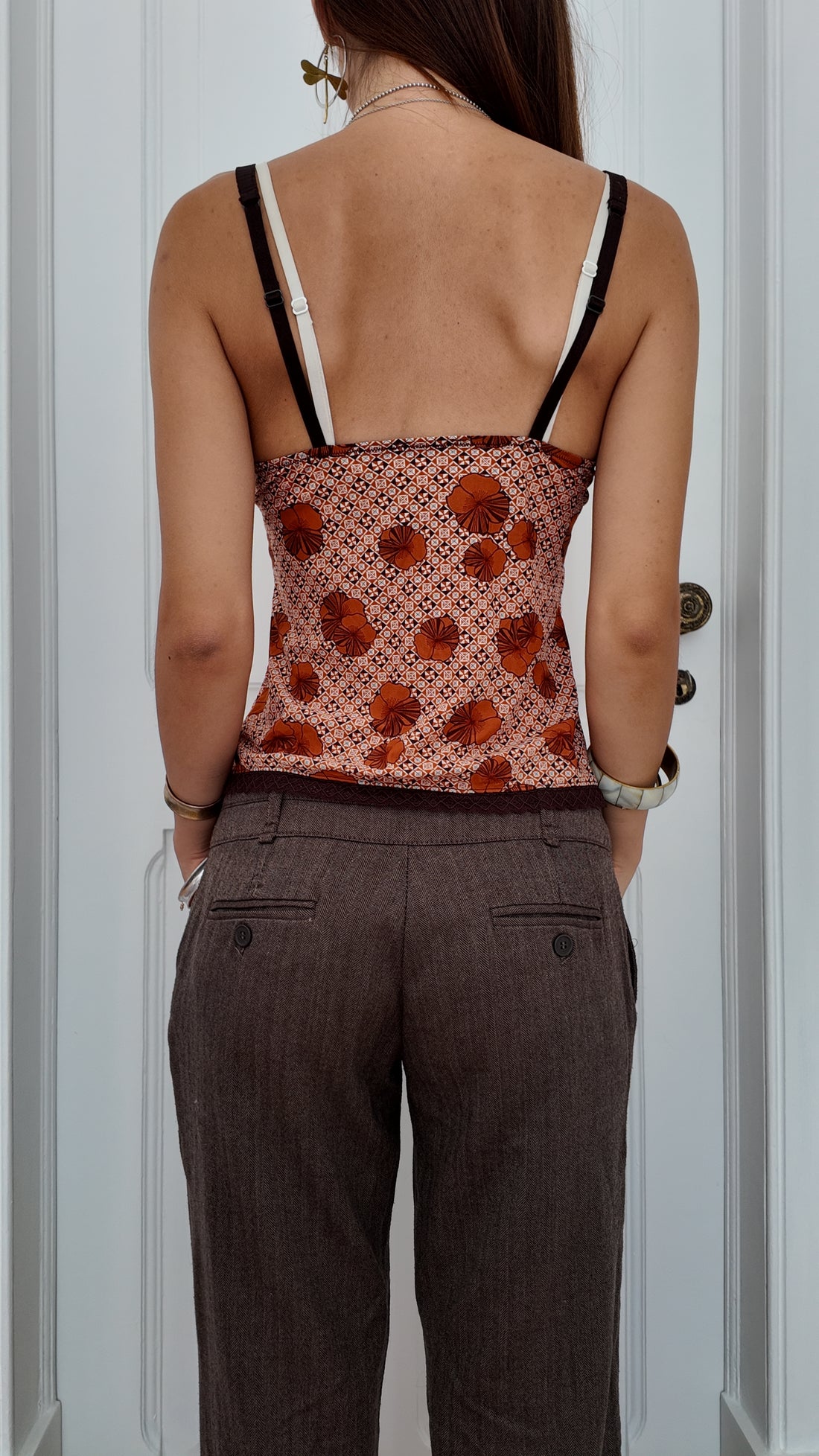 Cami top with flower detail size S — photo 4 of 4