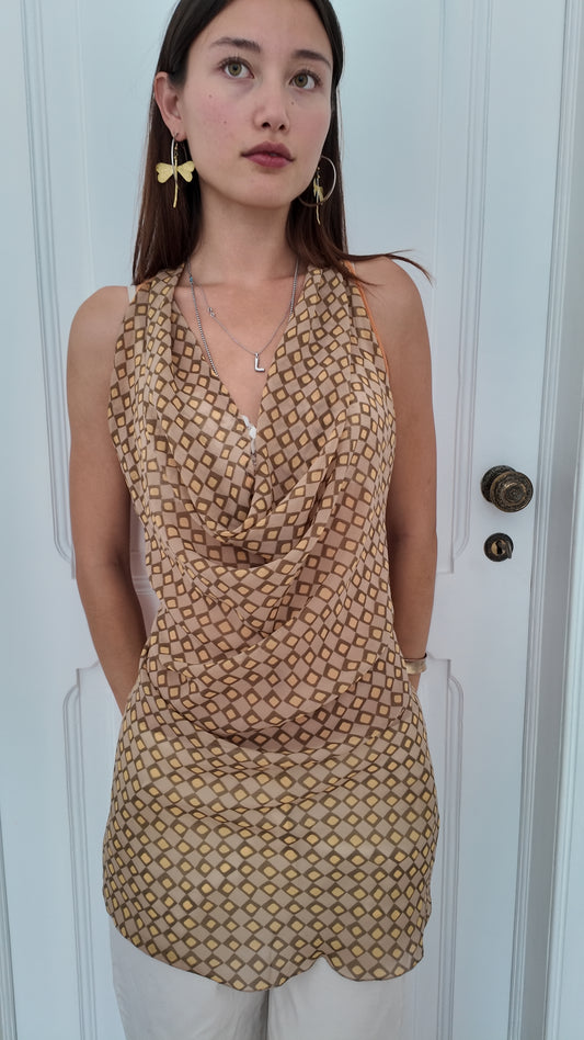 Perfect Y2K long vintage top size M