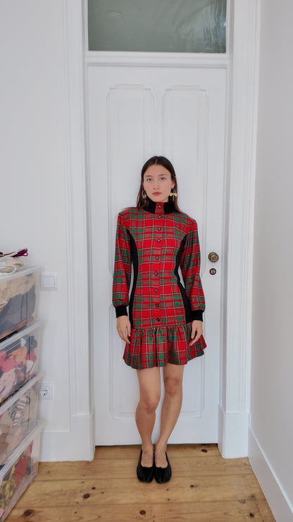 Perfect plaid dress size XS