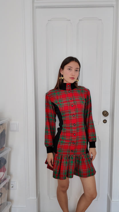 Perfect plaid dress size XS
