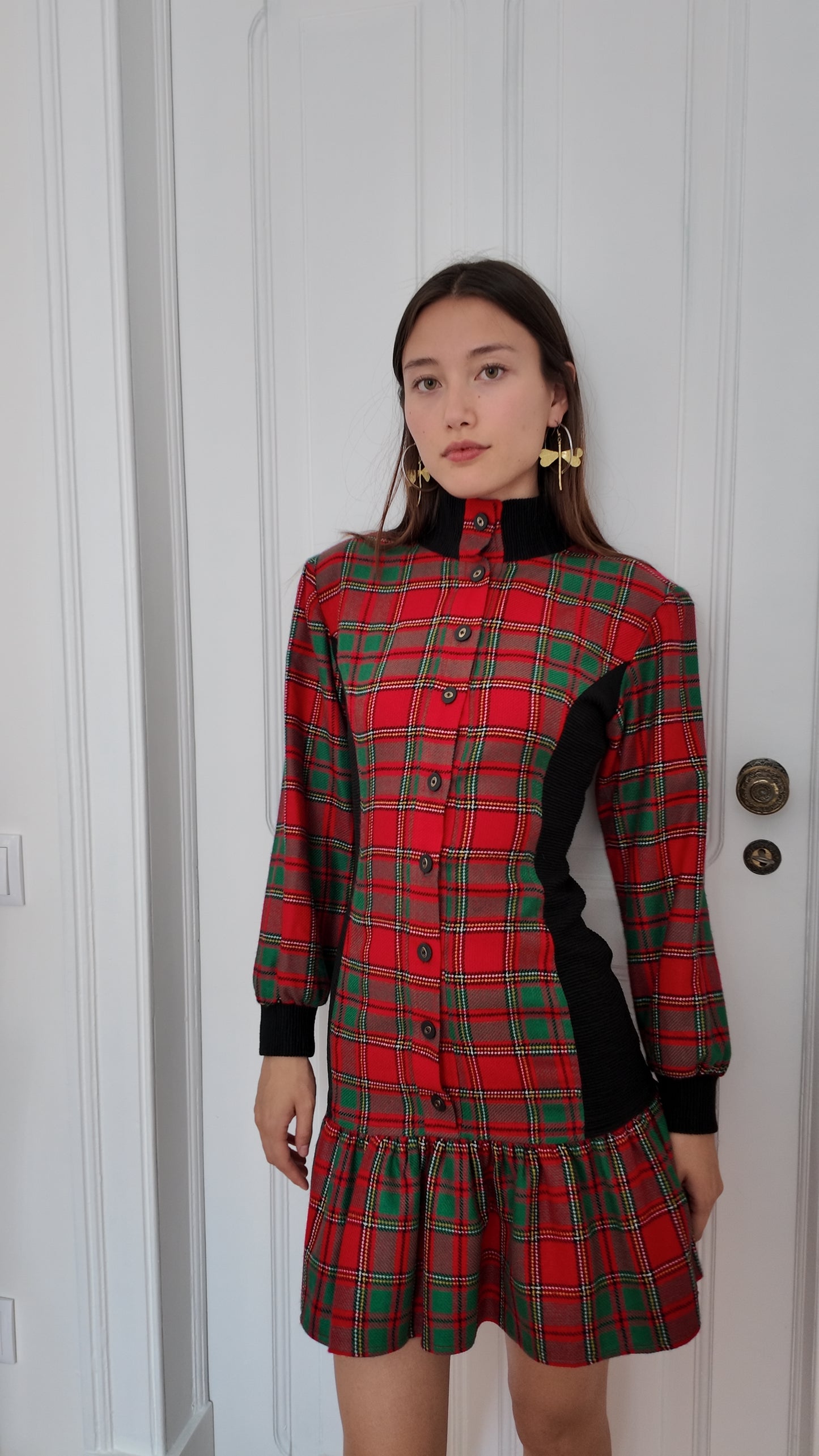 Perfect plaid dress size XS
