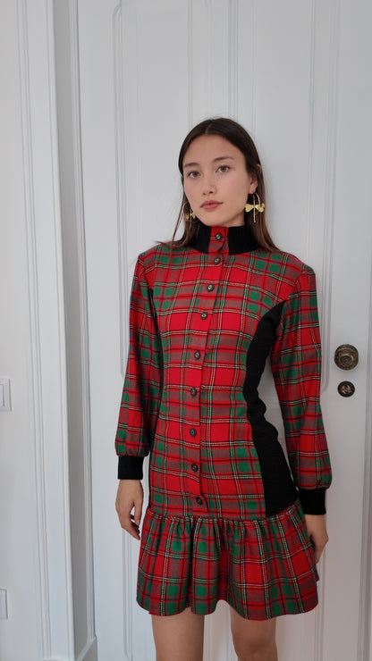 Perfect plaid dress size XS