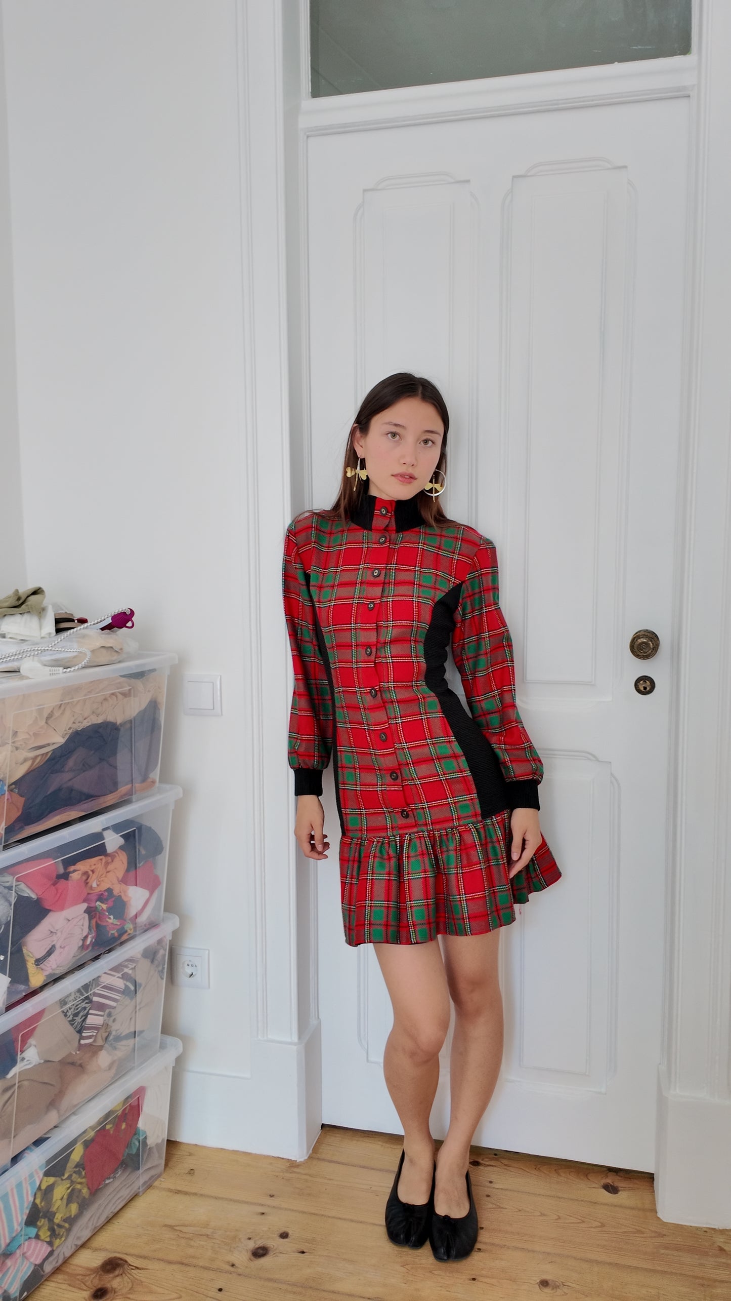 Perfect plaid dress size XS