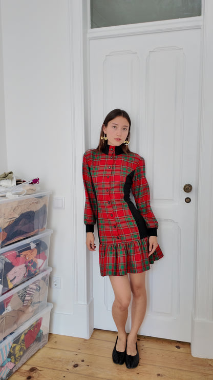 Perfect plaid dress size XS