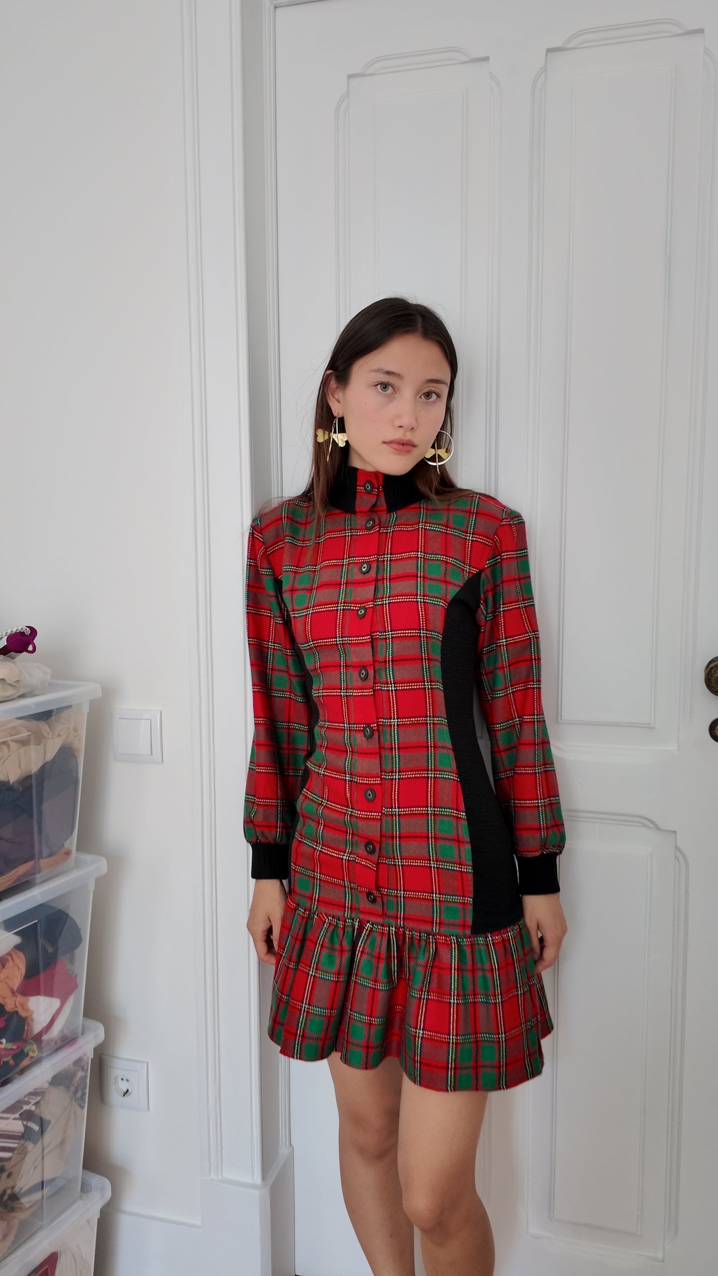 Perfect plaid dress size XS