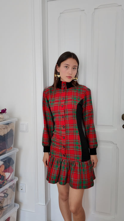 Perfect plaid dress size XS