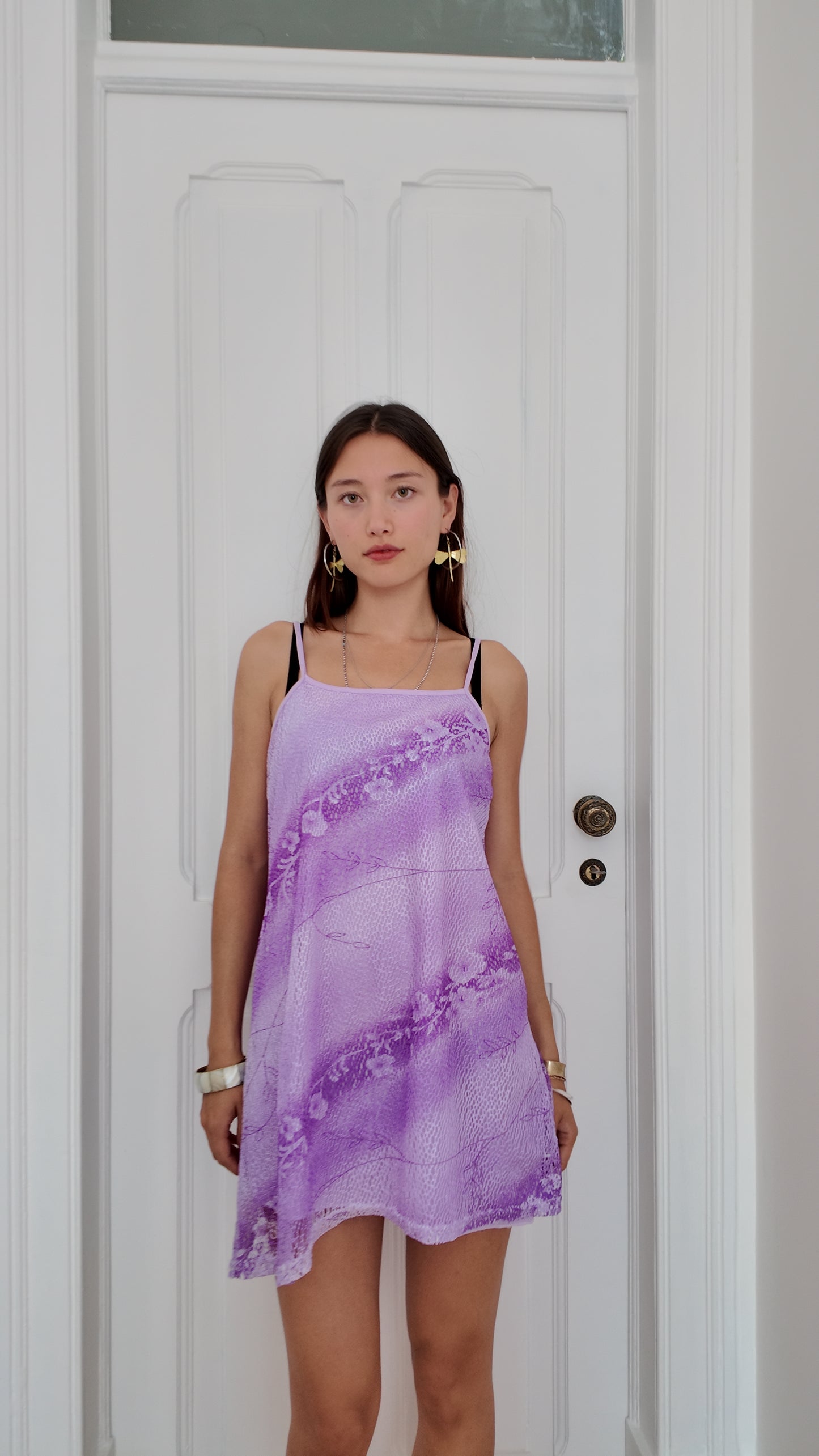 Adorable midi lilac dress size M/L