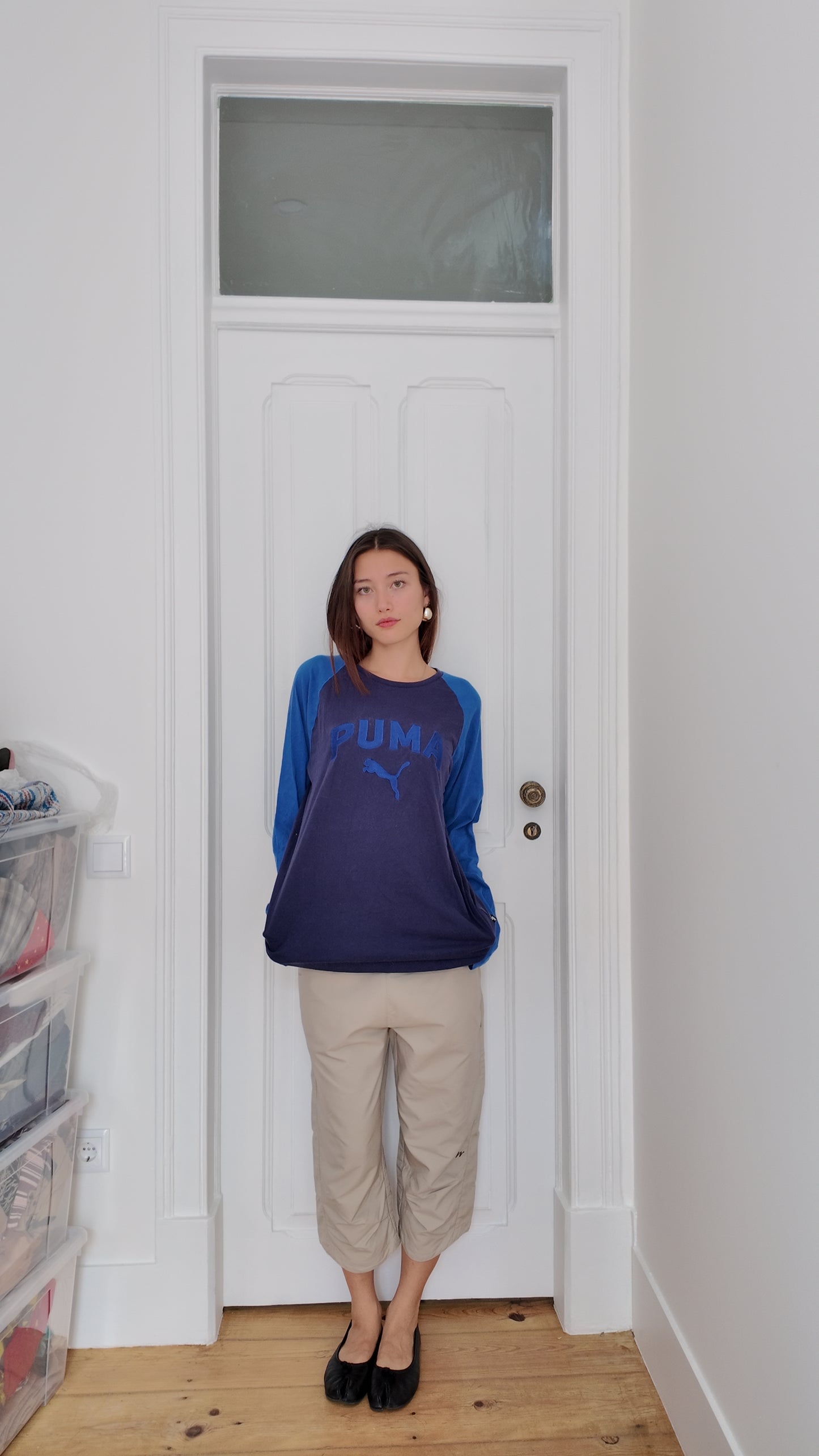 Perfect long sleeve puma top size L