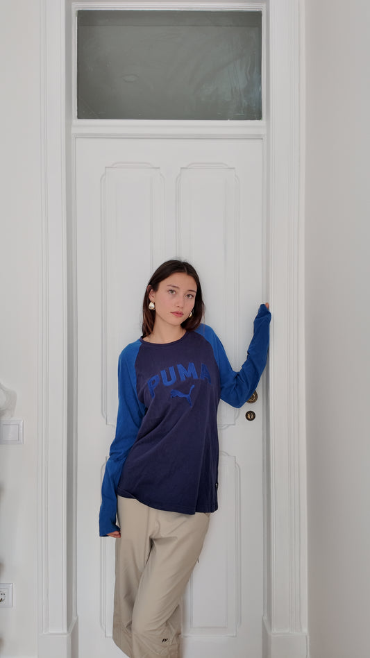 Perfect long sleeve puma top size L