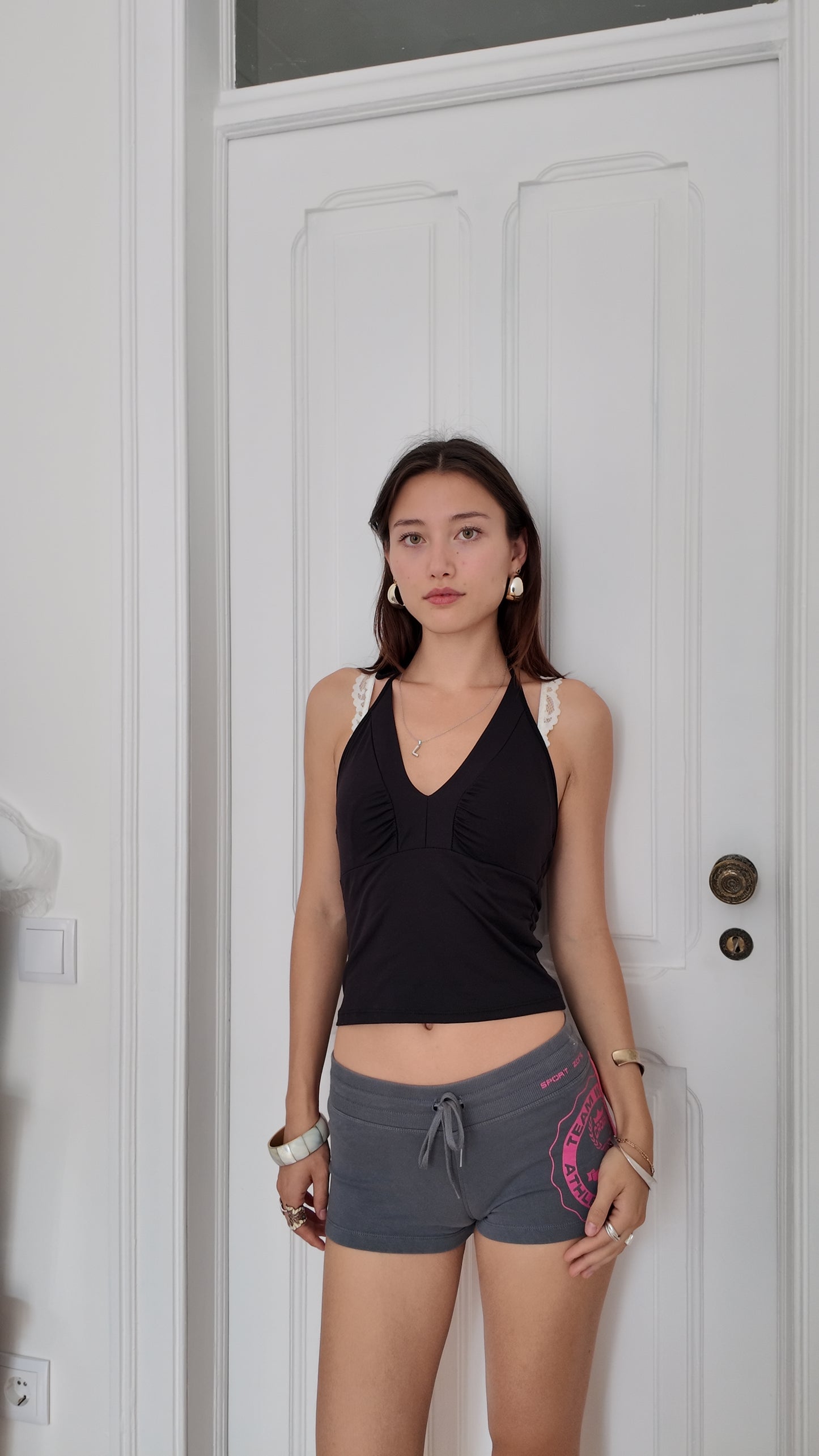 Perfect black halter top size S