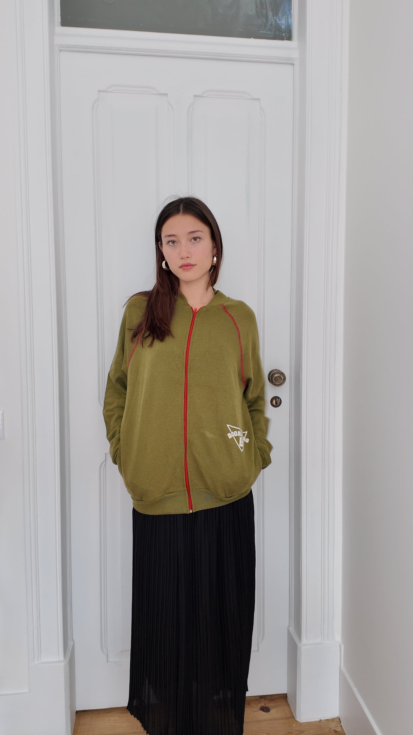 Adorable vintage boomerang jacket size M