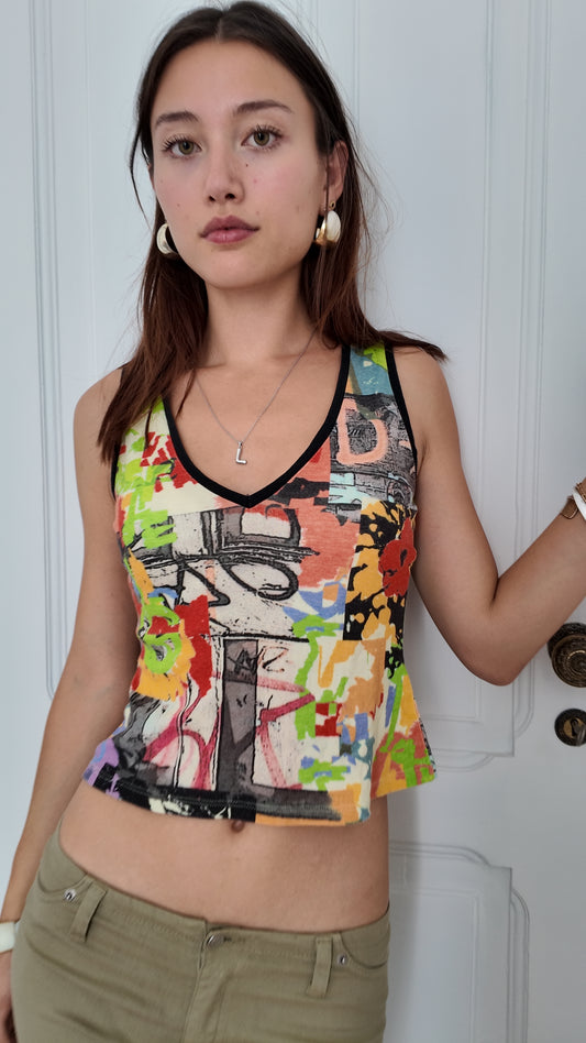 Adorable vintage graphic top size 34