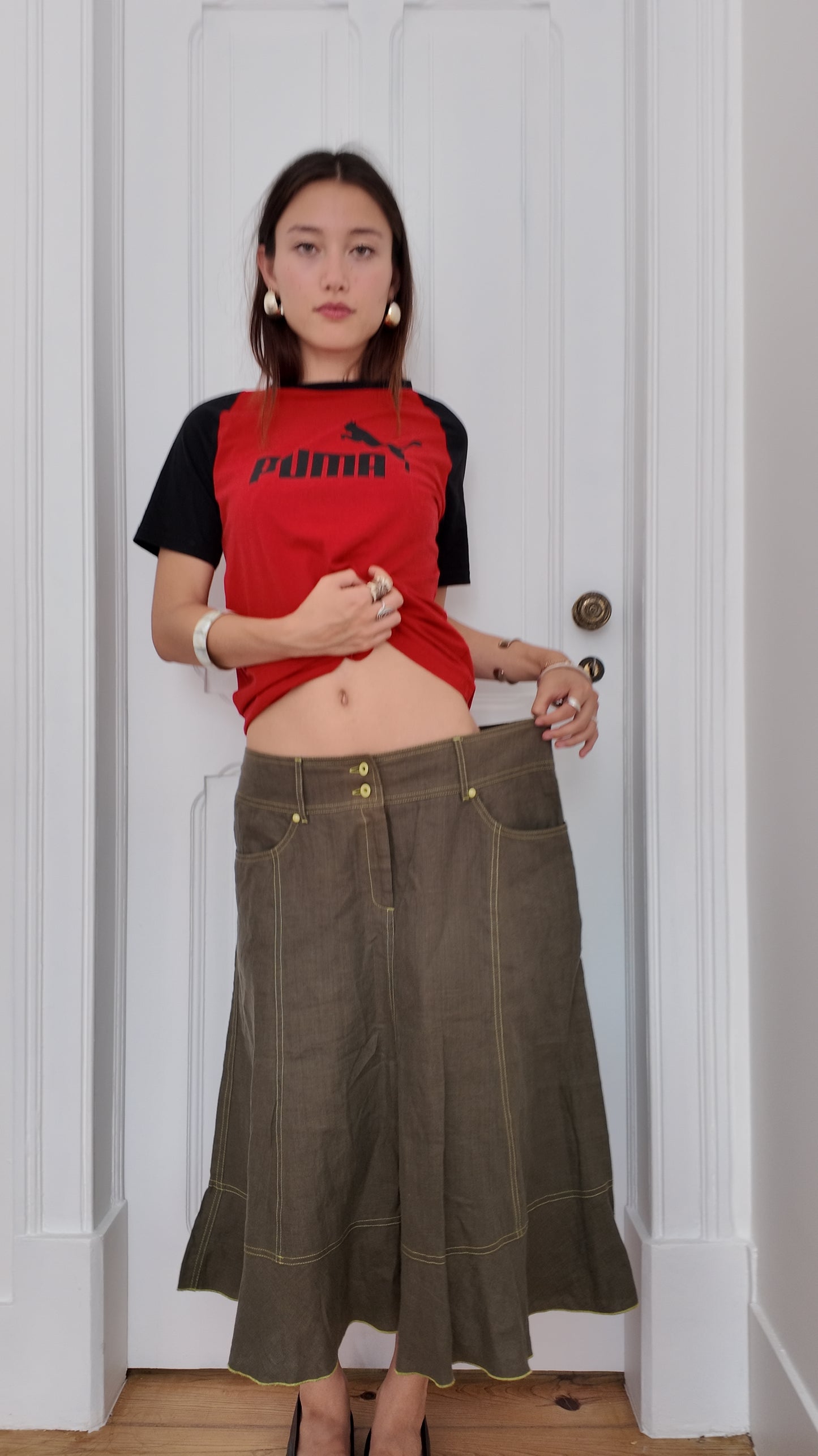 Iconic vintage green skirt size 42