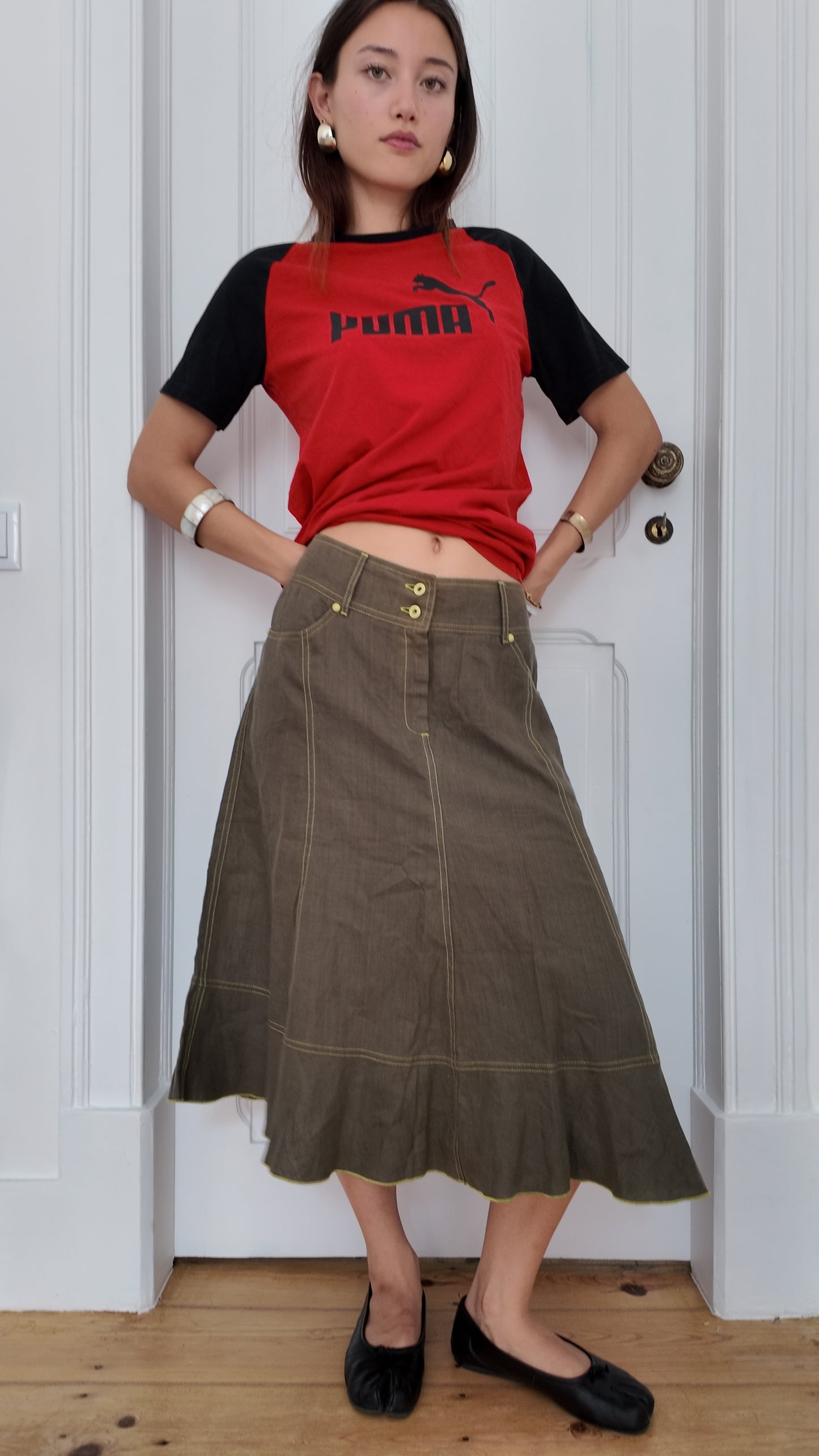 Iconic vintage green skirt size 42