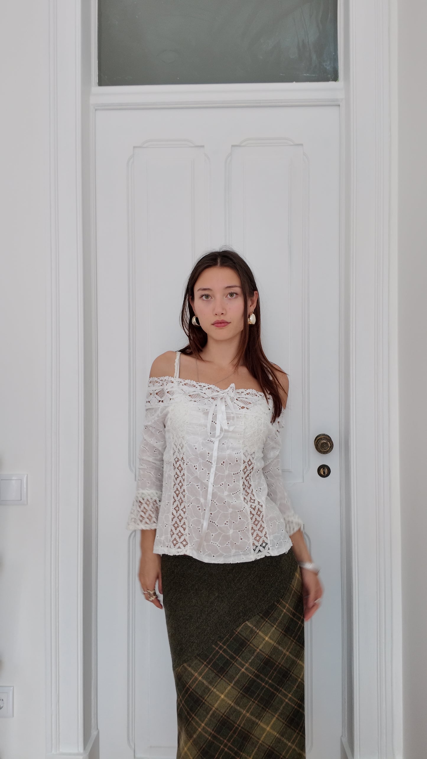 Adorable fairy off the shoulder adjustable top size M