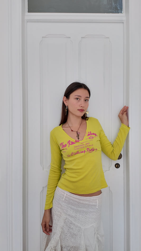 Perfect vintage long sleeve top size M