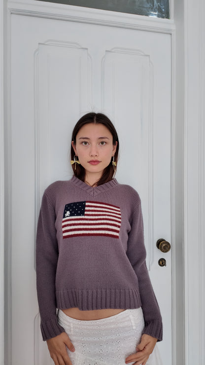 Perfect sweater with flag detail size XS