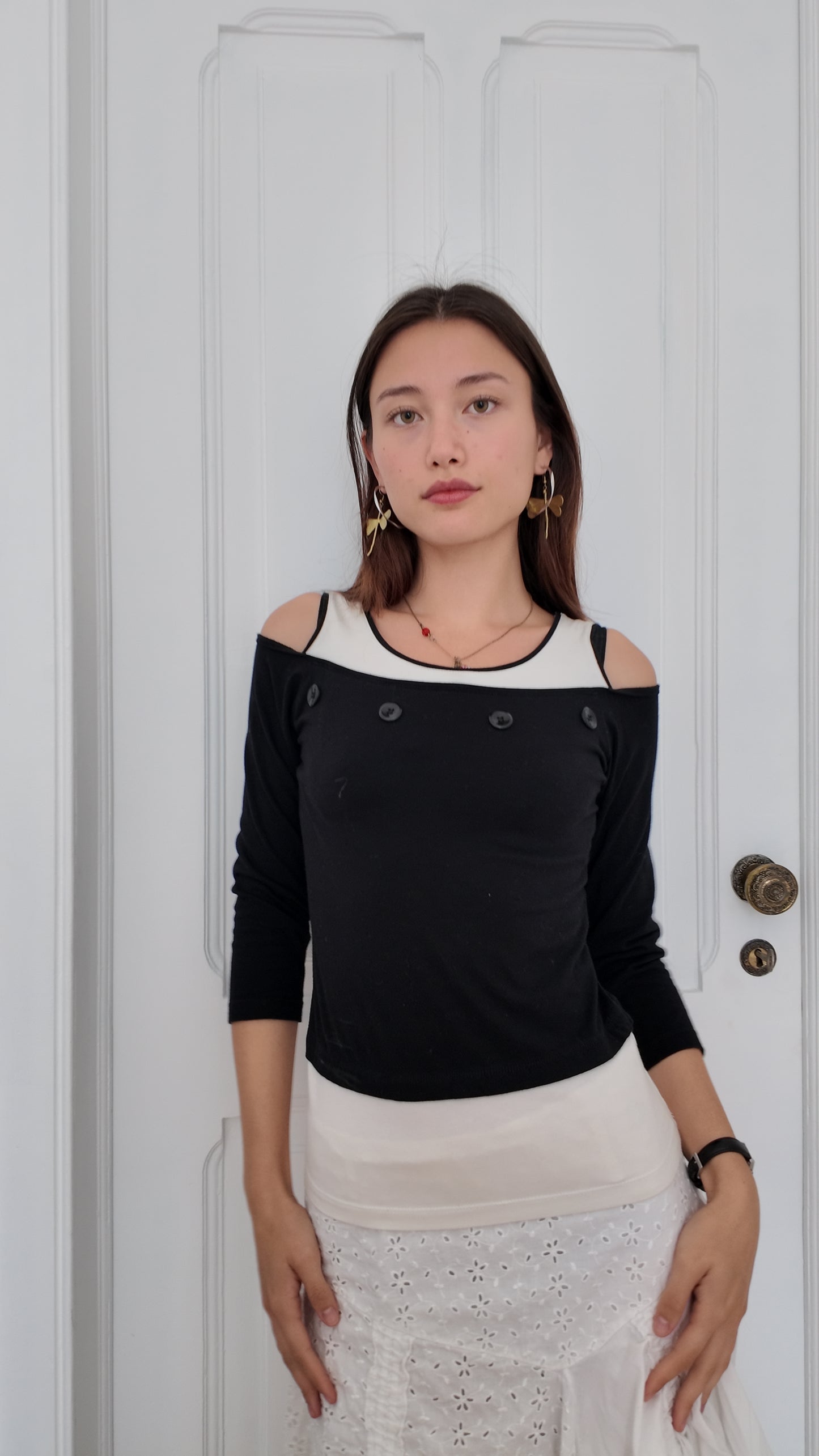 Adorable long sleeve top size S