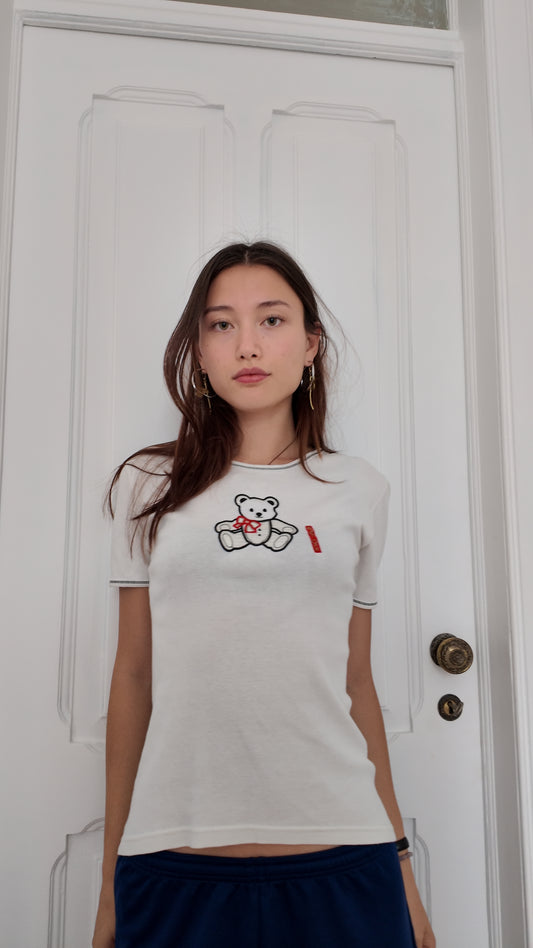 Adorable vintage bear tshirt size M