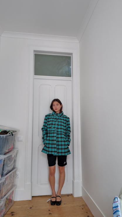 Amazing plaid jacket size M/L