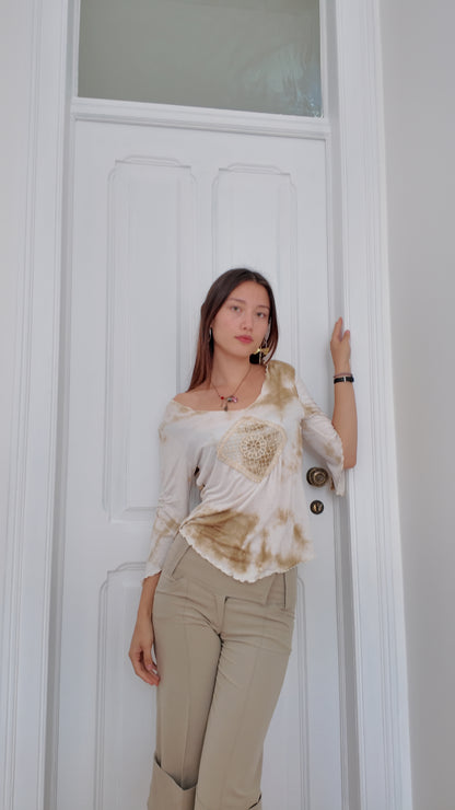 Adorable vintage tie dye top size M