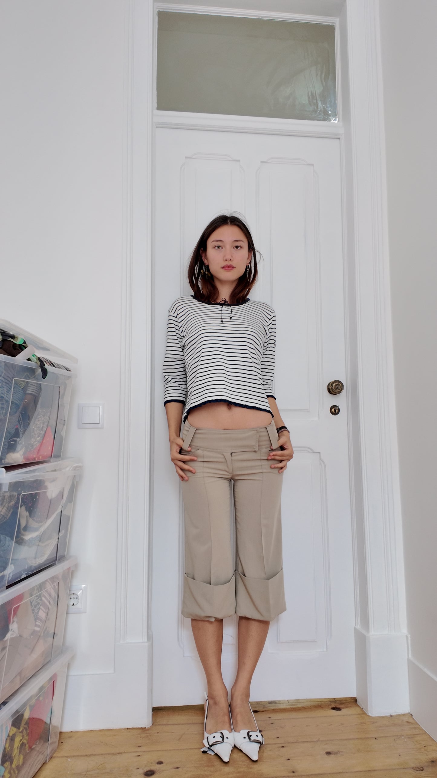 Adorable vintage capri office style pants size 34