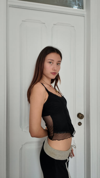 Perfect vintage corset black top size S