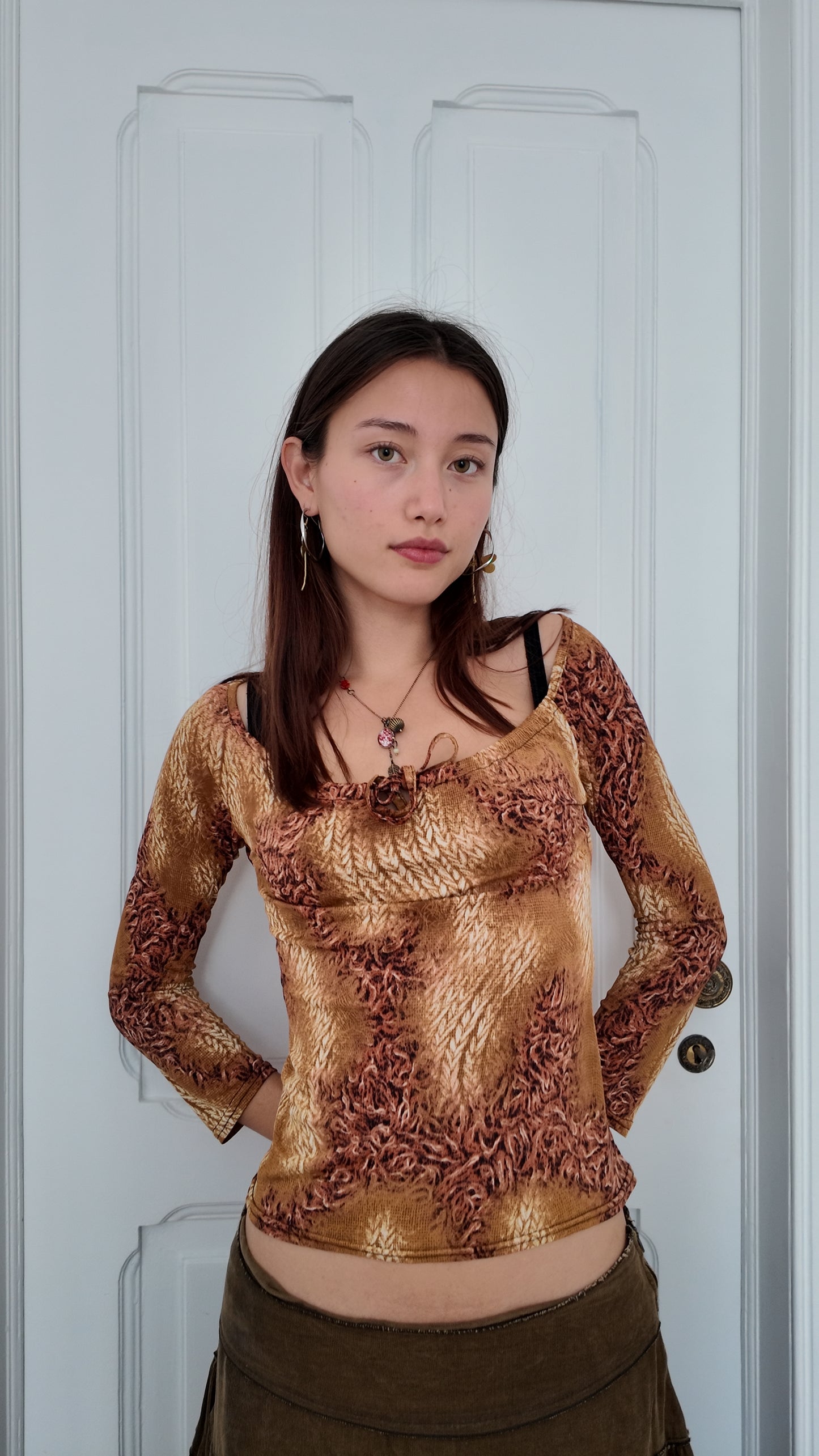 Iconic fairy vintage long sleeve top size S