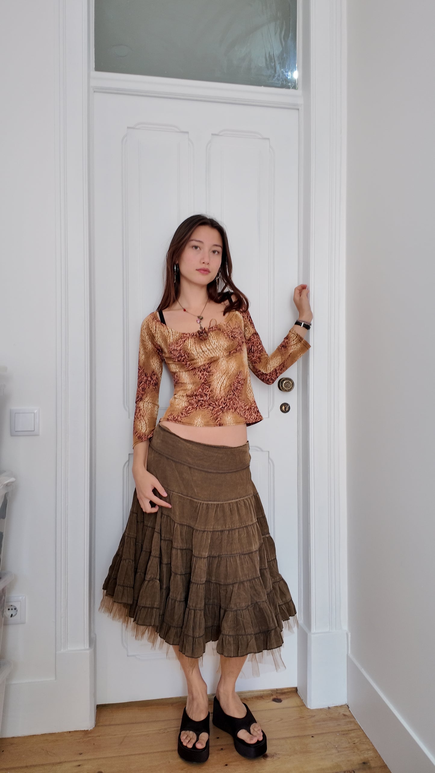 Iconic fairy vintage long sleeve top size S