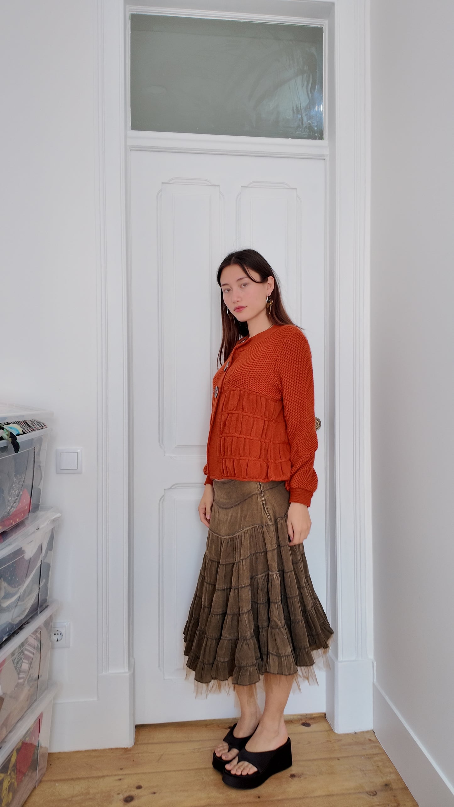 Fairy cardigan with big buttons size M