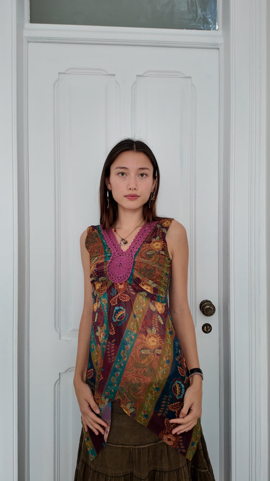 Iconic fairy long top with knit detail size S/M