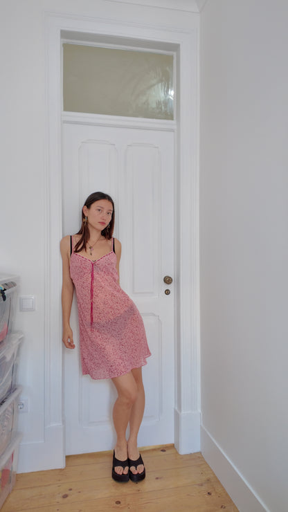 Adorable flower slip dress size 38