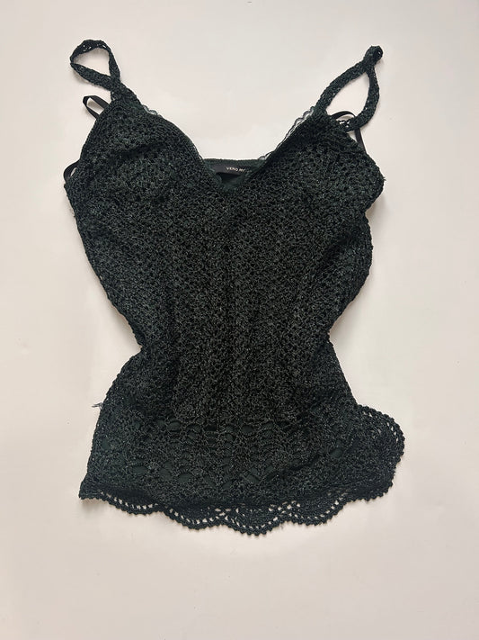 Perfect dark green fairy lace top size S