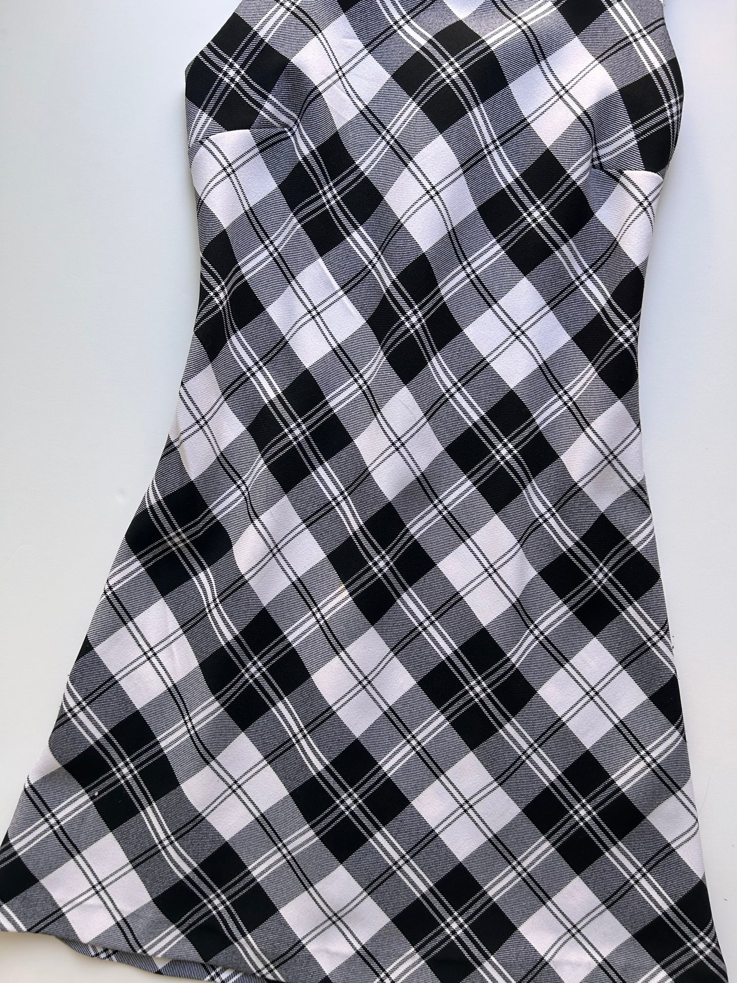 Adorable midi dress plaid size S