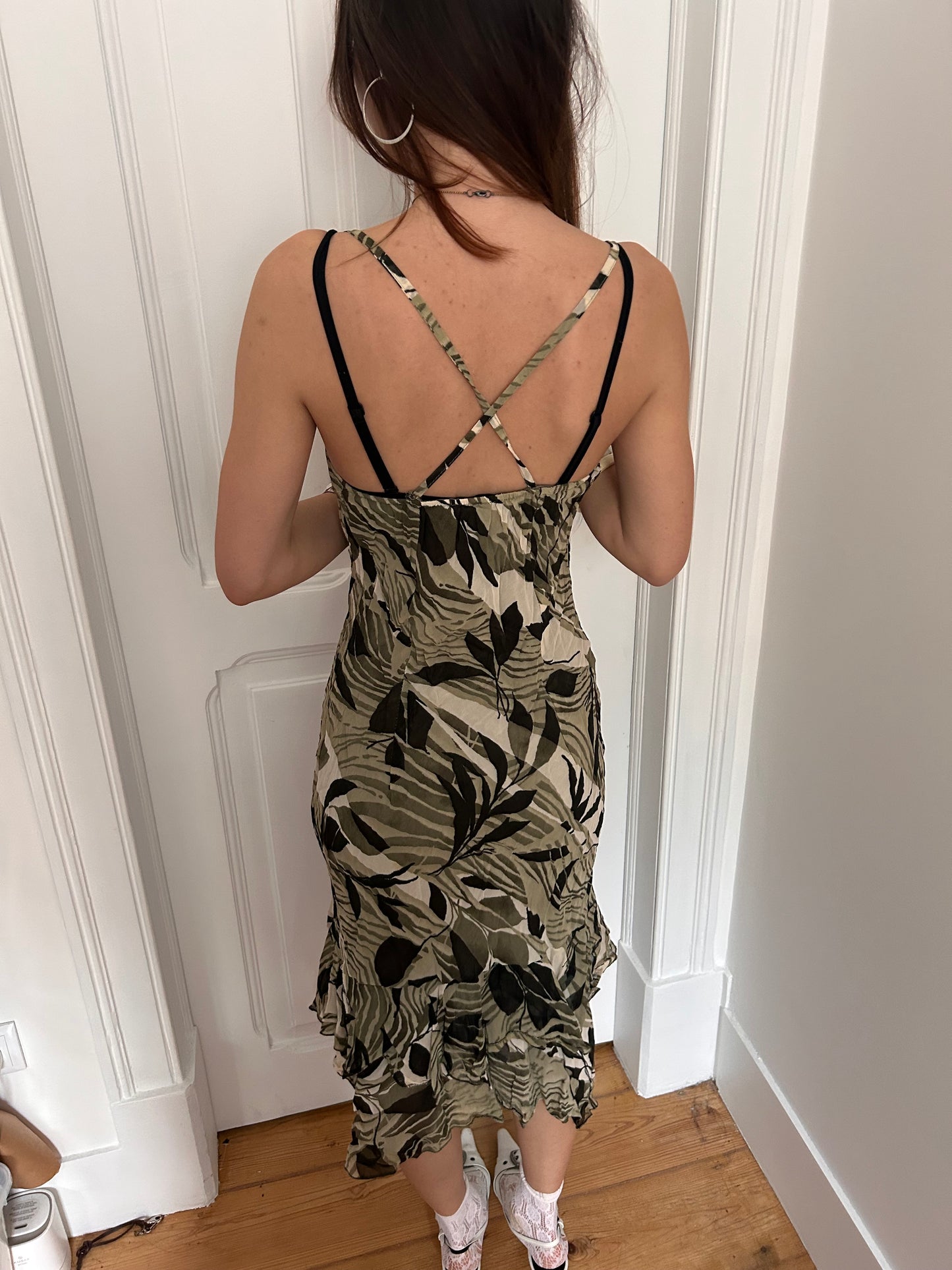 Iconic flower midi dress size XS