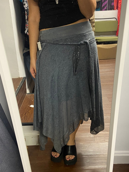 Amazing mermaid core asymmetrical maxi skirt size 40